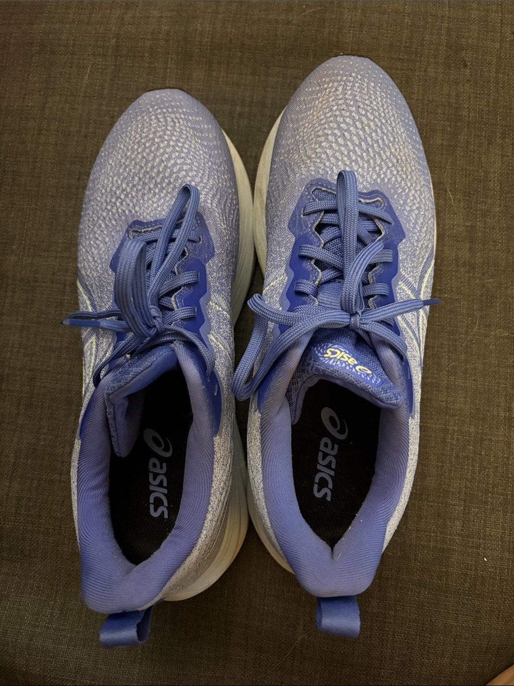 ASICS DYNABLAST 4 BLUE WOMENS 10 NICE USED V-CLEAN RUNNERSsee pics-details